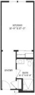 Acacia Private studio suite floor plan