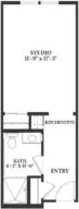 Alder studio suite floor plan