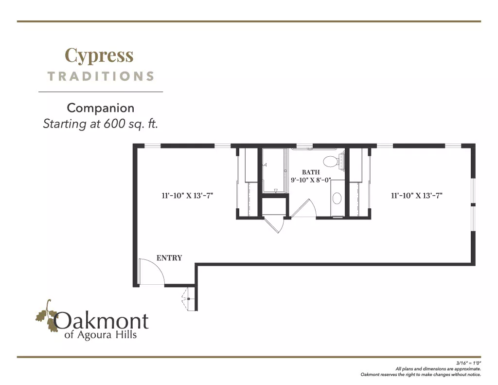 Cypress companion floor plan