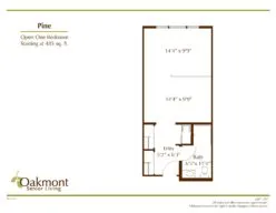 Pine floor plan