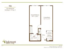 Elm floor plan