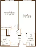 Redwood floor plan