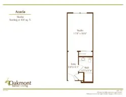 Acacia floor plan