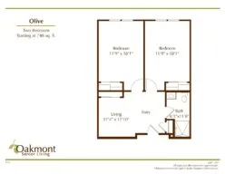 Olive floor plan