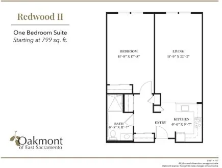 Redwood one bedroom suite