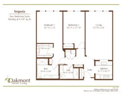 Redwood II one bedroom