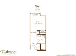 Alder studio floor plan