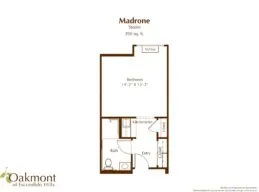 Madrone Studio floor plan