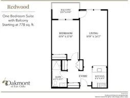 Redwood one bedroom suite