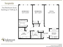 Sequoia two bedroom suite