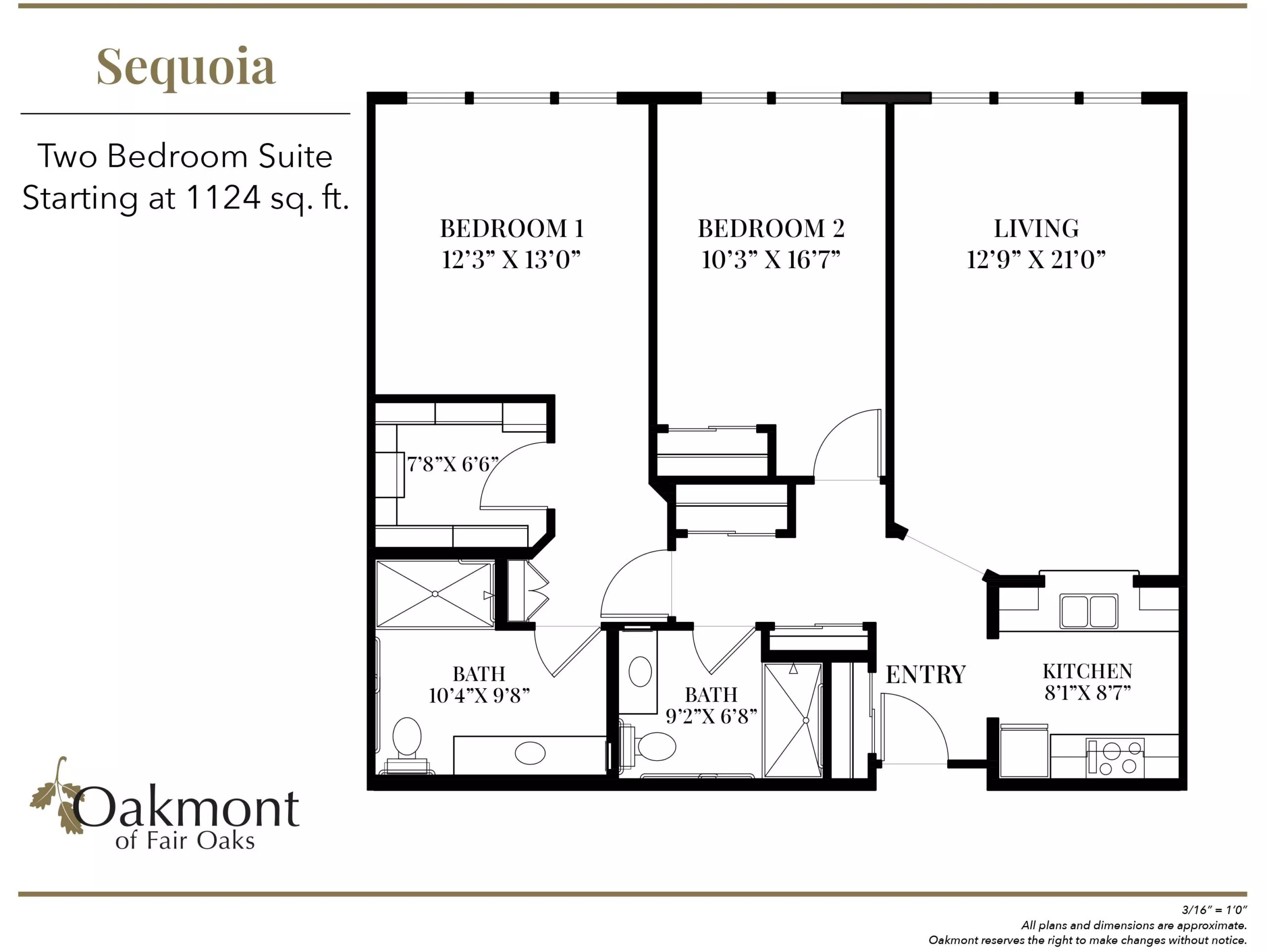 Sequoia two bedroom suite