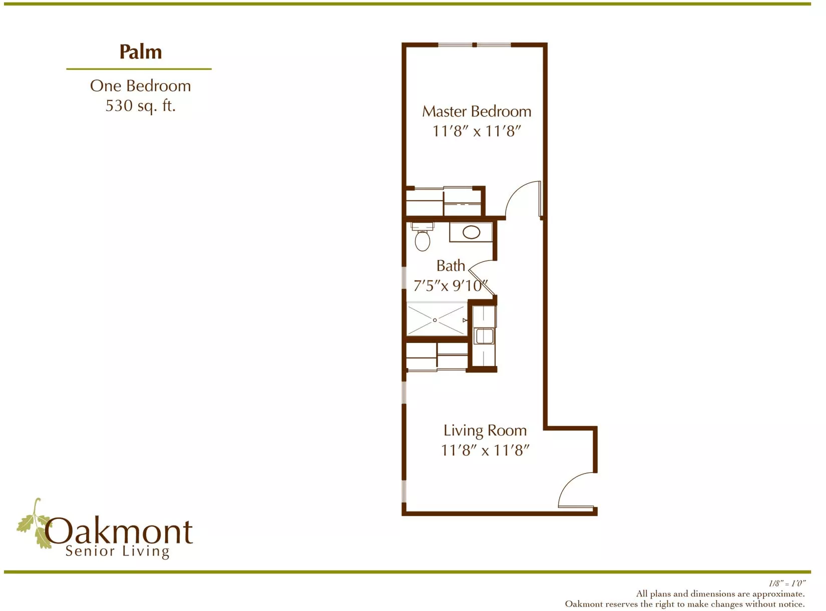 Assisted Living Palm Floor plan
