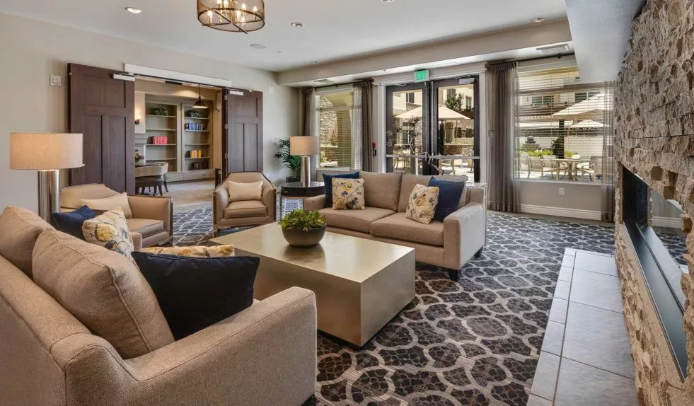 Huntington Beach lounge area with sofas