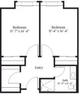 Olive companion suite floor plan