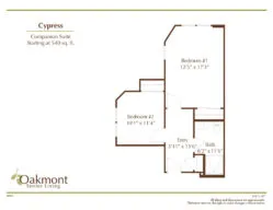 Cypress companion suite floor plan