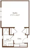 Manzanita studio floor plan
