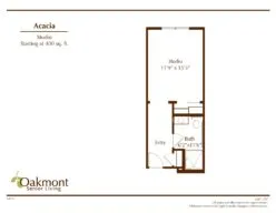 Acacia floor plan