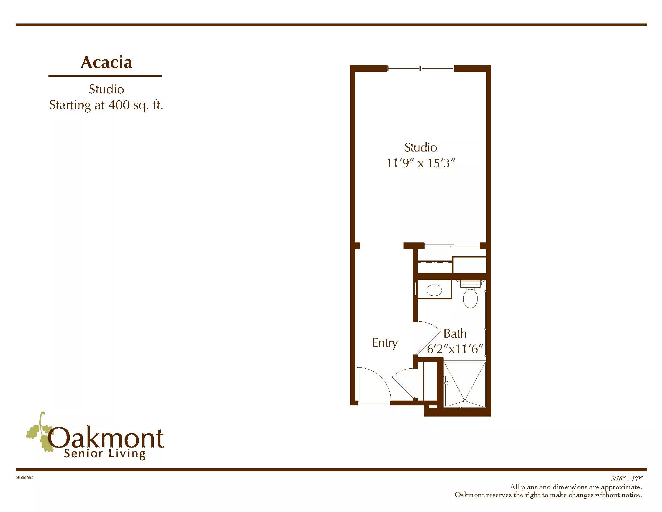 Acacia floor plan