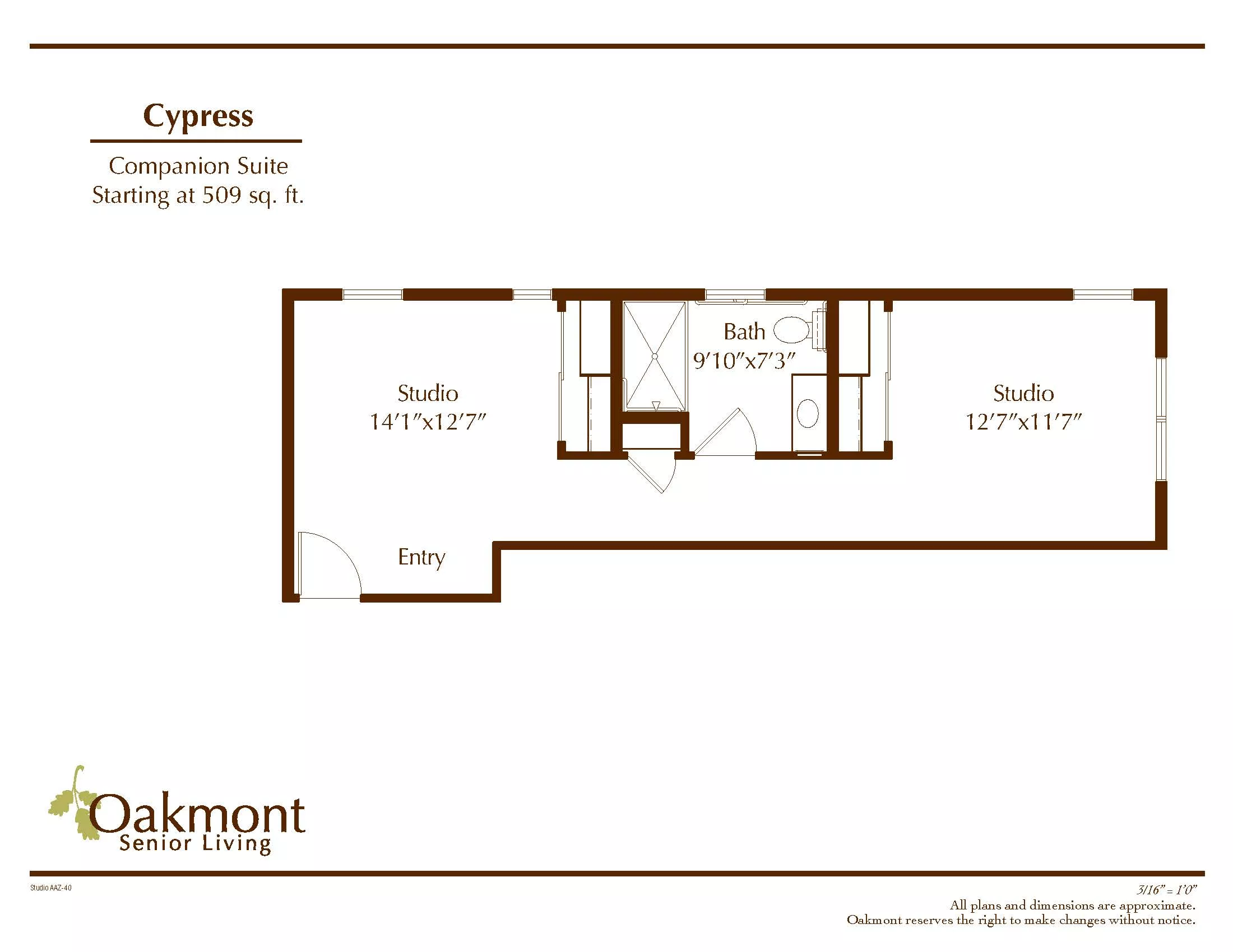 Cypress floor plan