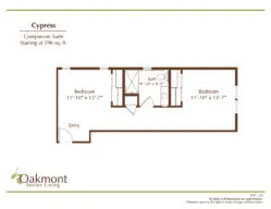 Cypress Companion floor plan