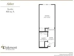 Alder Suite floor plan