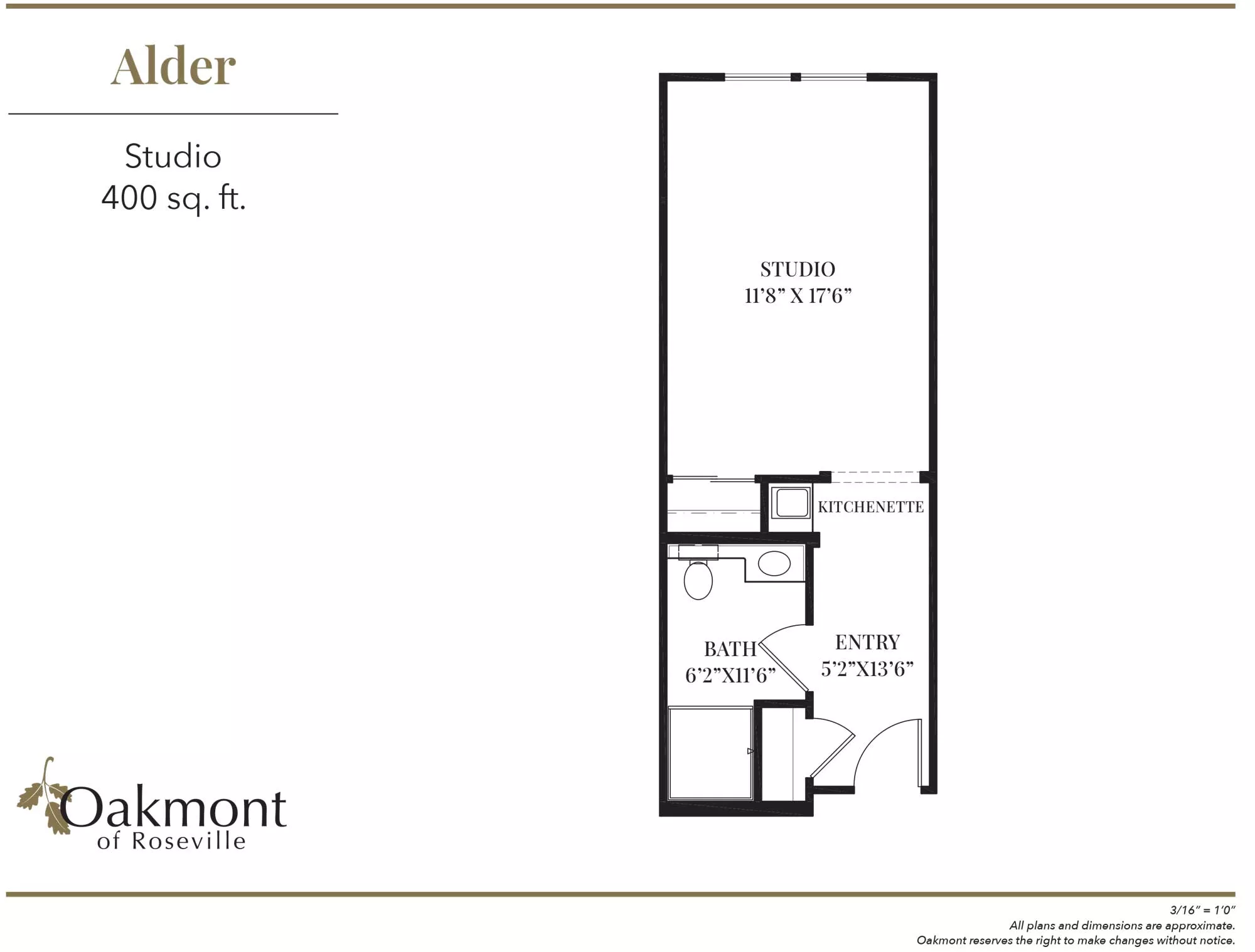 Alder Suite floor plan