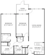 Sequoia Two Bedroom Suite with Patio