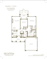 Madrid Casita two bedroom floor plan