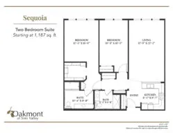 Sequoia bedroom floor plan