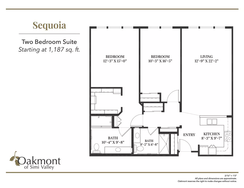 Sequoia bedroom floor plan