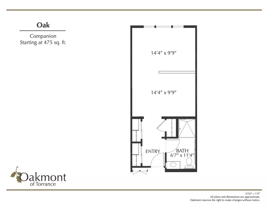 Torrance Oak Companion floor plan