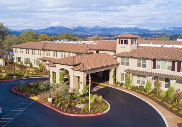 Redding aerial shot