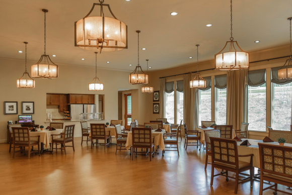 San Antonio Heights dining area