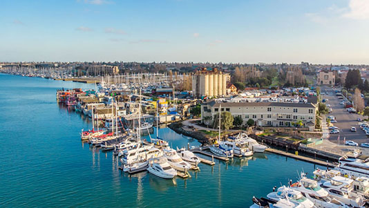 Mariner Point aerial shot