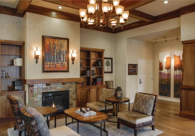 The Terraces living room