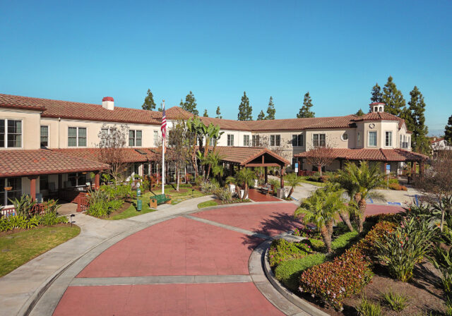 front external view of Ivy Living at La Palma